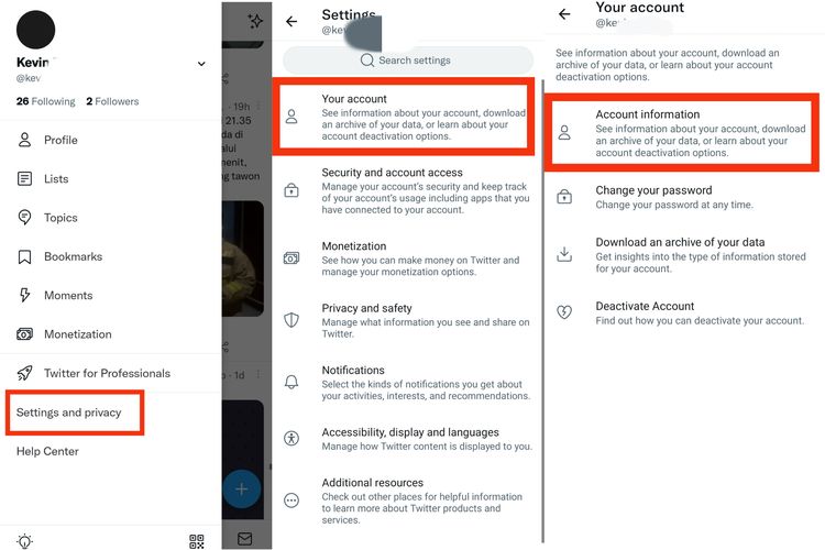 Cara Ganti Username Twitter di PC, Android, dan iOS