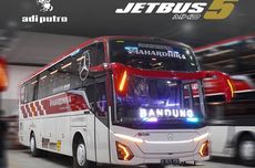 Mengenal Bus Jetbus 5 MHD dari PO Mahardhika untuk Pariwisata