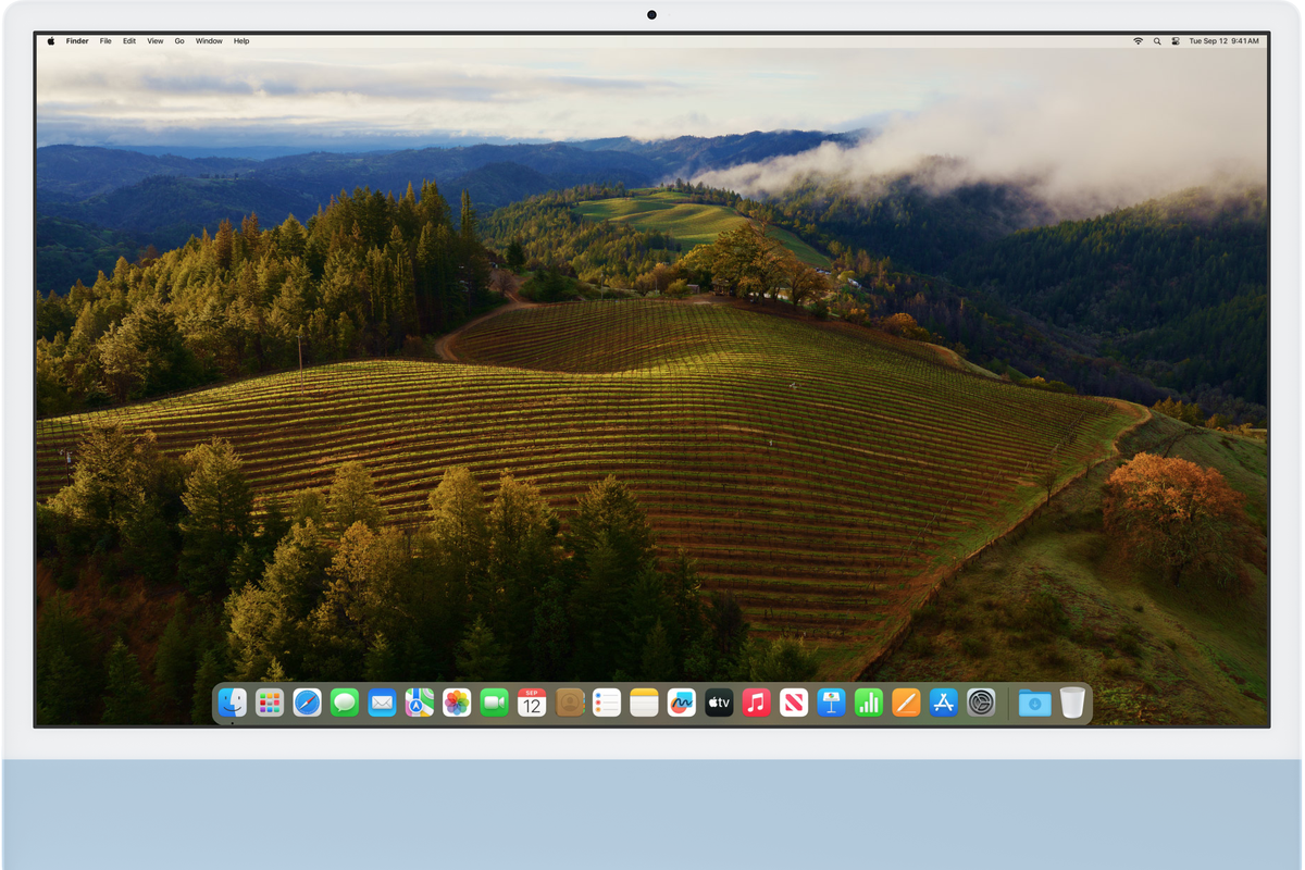 Ilustrasi fitur screen saver slow-motion di MacOS Sonoma.