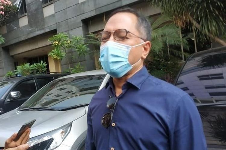 Direktur Pemberitaan Metro TV Arief Suditomo menemui jajaran Ditreskrimum Polda Metro Jaya, Jumat (24/7/2020).