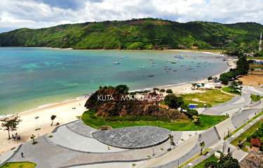 Pemandangan kawasan Mandalika.