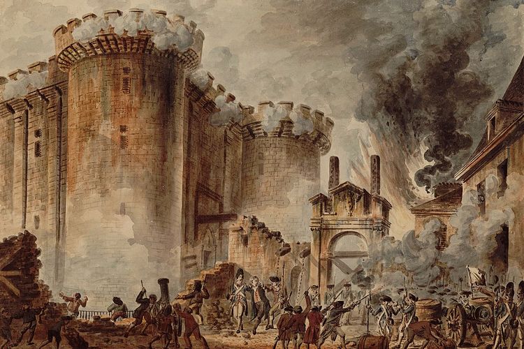 Penjara Bastille yang menjadi sasaran pertama ketika terjadi Revolusi Perancis.