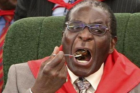 Ada Daging Gajah dan Singa di Pesta Ultah Presiden Robert Mugabe