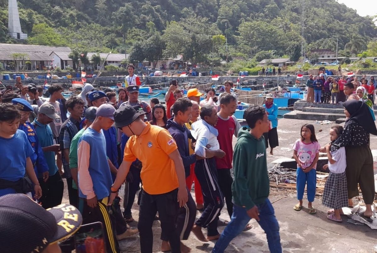 Ditemukan Selamat, 2 Nelayan Gunungkidul Disambut Tangis Haru Keluarga