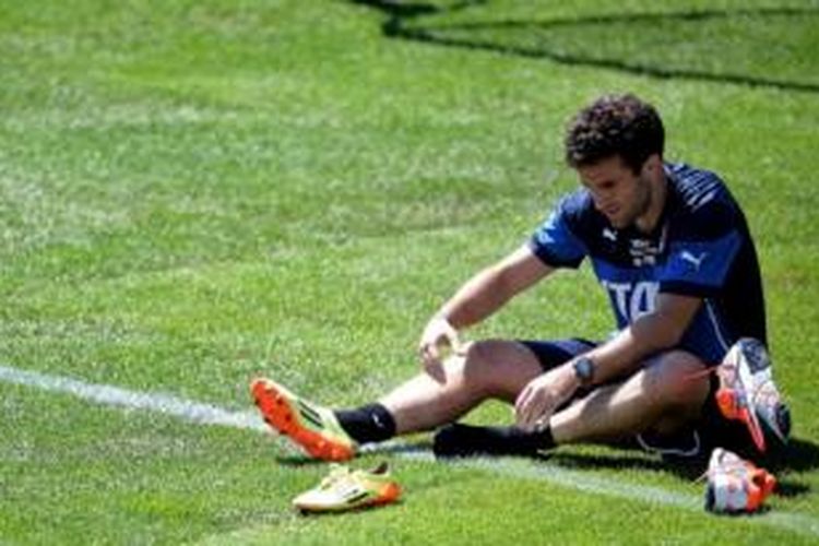 Striker Fiorentina asal Italia, Giuseppe Rossi.