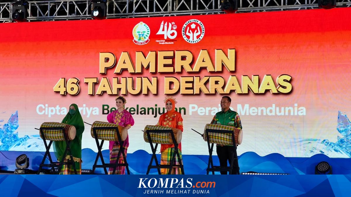 Kenakan Baju Bodo, Tri Tito Hadiri Acara Syukuran 46 Tahun Dekranas di Makassar