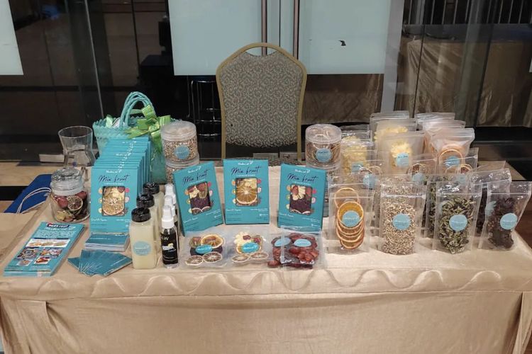 Produk UMKM buah kering merek Herbor.id.