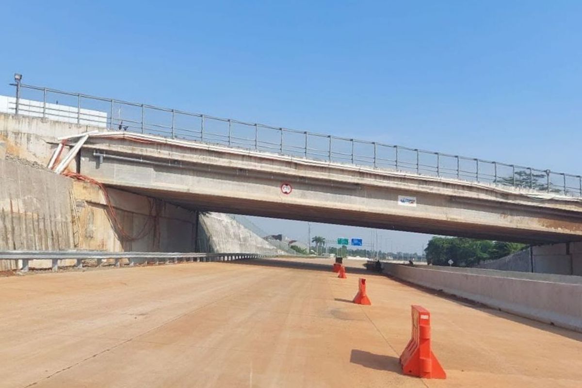 Konstruksi Jalan Tol Serpong-Cinere Ruas Pamulang-Cinere Selesai Oktober 2021