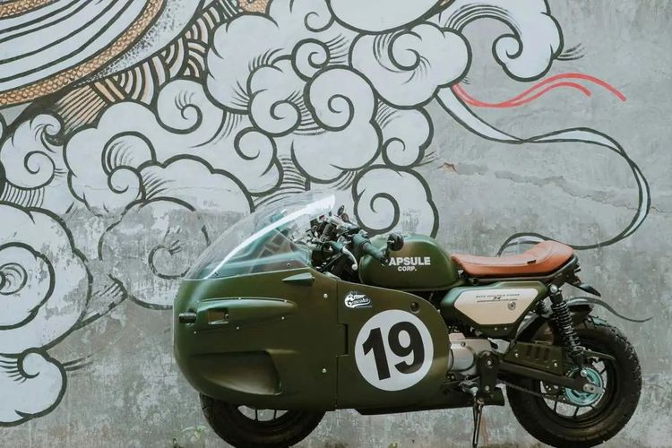 Honda Monkey Racer Replica, motor yang ambil inspirasi dari manga Dragon Ball