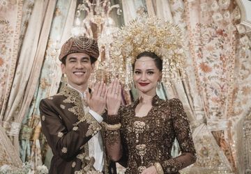 Enzy Storia dan Maulana Kasetra Gelar Resepsi Pernikahan di Bali