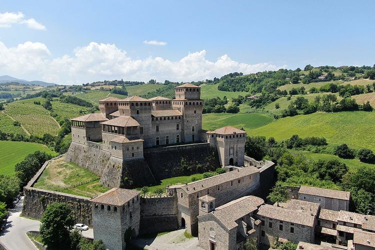 Torrechiara Castle, Italia.