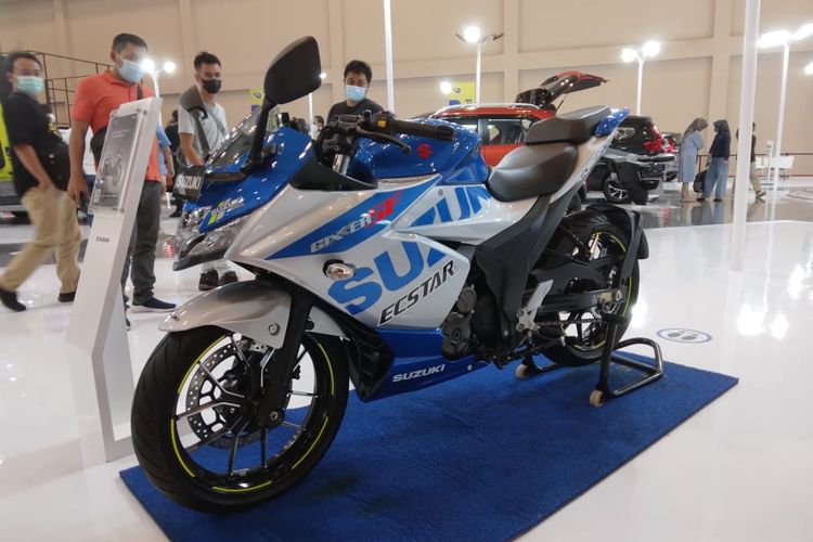 Suzuki Gixxer SF250 di ajang Gaikindo Indonesia International Auto Show (GIIAS) 2021