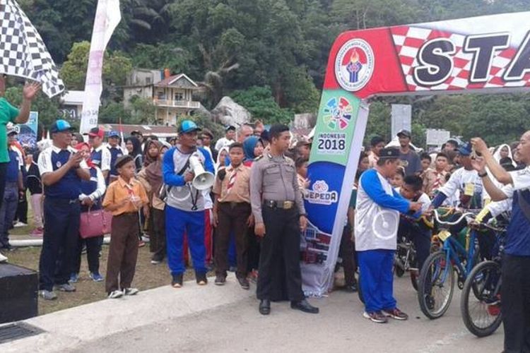  Sebanyak 1.500 orang mulai berdatangan untuk memeriahkan acara Sepeda Nusantara (SN) 2018 bertemakan Bangun Indonesia, yang diinisiasi oleh Kementerian Pemuda dan Olahraga (Kemenpora) dibawah payung Ayo Olahraga.
