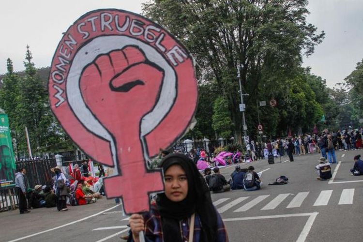 Demonstrasi menentang kekerasan seksual terhadap perempuan