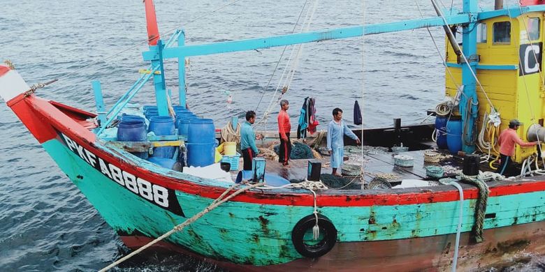 Ilustrasi: Kementerian Kelautan dan Perikanan (KKP) kembali menangkap kapal ikan asing (KIA) yang melakukan penangkapan ikan secara ilegal (illegal fishing) di Wilayah Pengelolaan Perikanan Negara Republik Indonesia (WPP-NRI).  