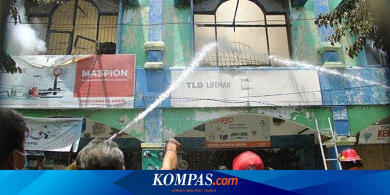 4 Ruko di Pasar Larangan Terbakar, Kerugian Capai Rp 536 Juta