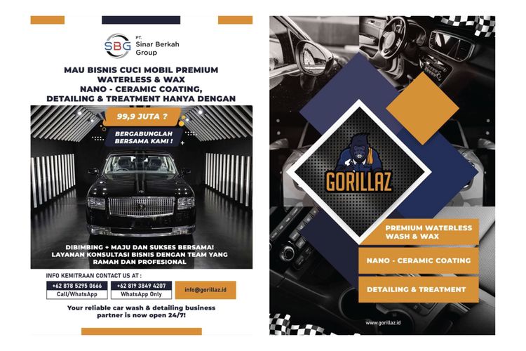 Franchise Cuci Mobil Gorillaz.