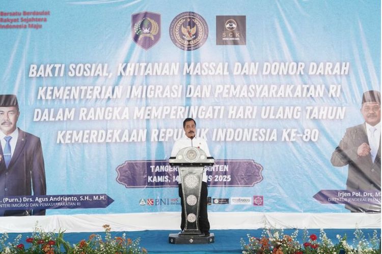 Menteri Imigrasi dan Pemasyarakatan Agus Andrianto. 