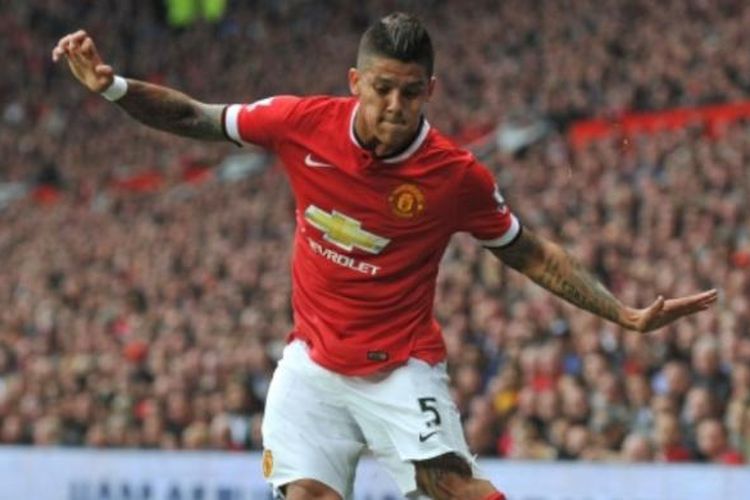 Bek Manchester United asal Argentina, Marcos Rojo.