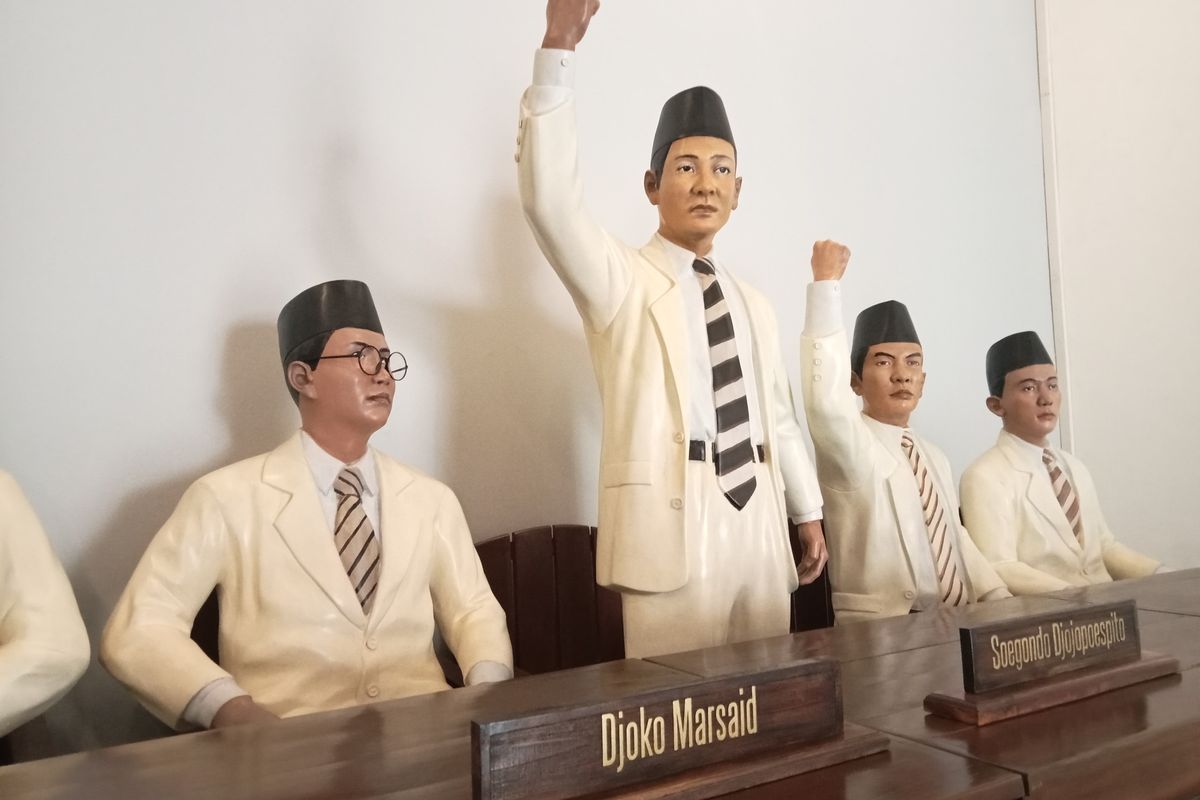 Museum Sumpah Pemuda di kawasan Senen, Jakarta Pusat, Rabu (25/10/2023).