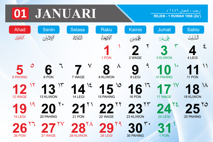 Malam 1 Rajab 2025 Jatuh pada Tanggal Berapa?