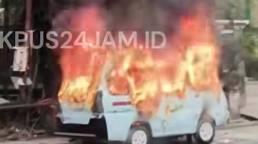 Kronologi Sopir Angkot Dibakar di Tanah Abang, Berawal Cekcok Antre Ngetem