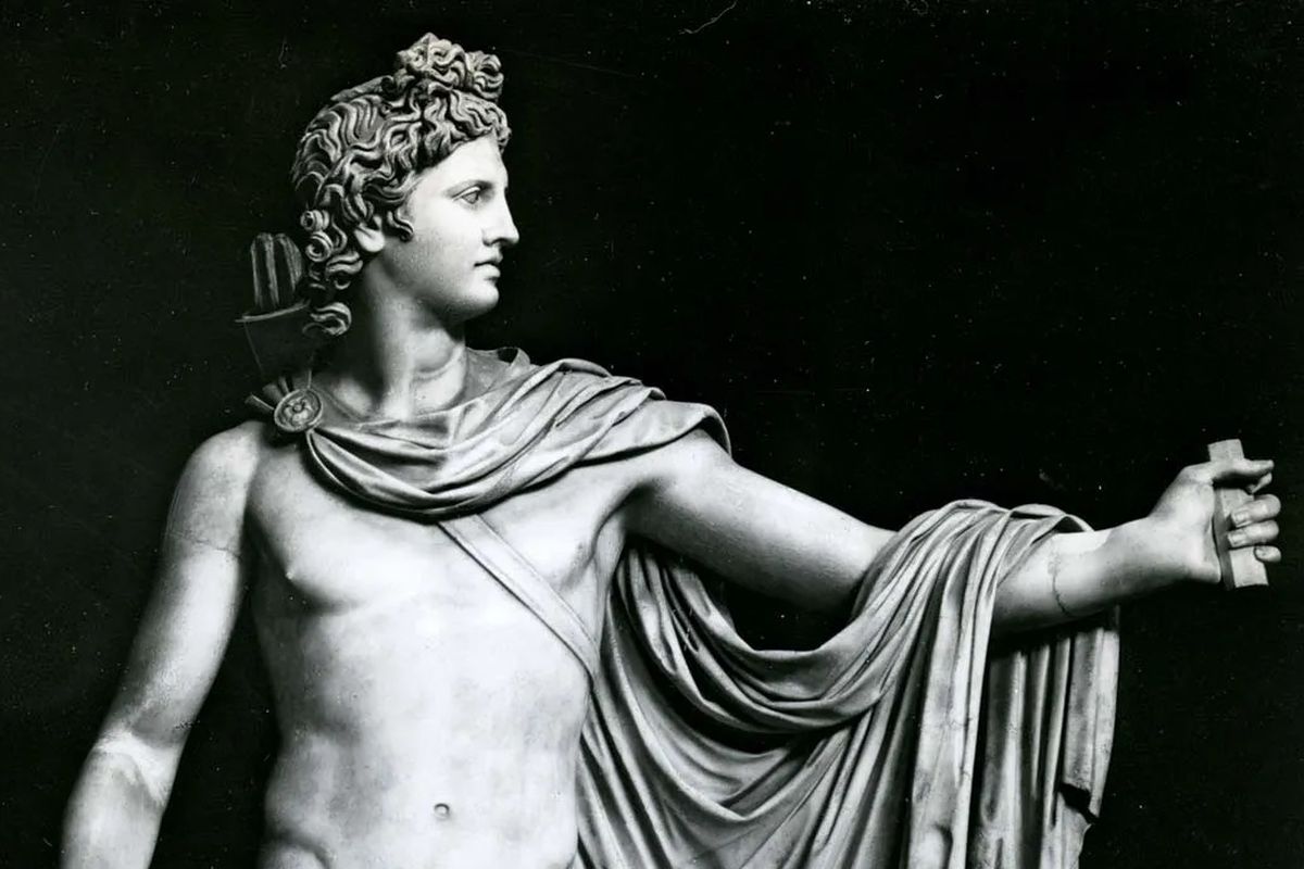 Dewa Apollo dalam mitologi Yunani.
