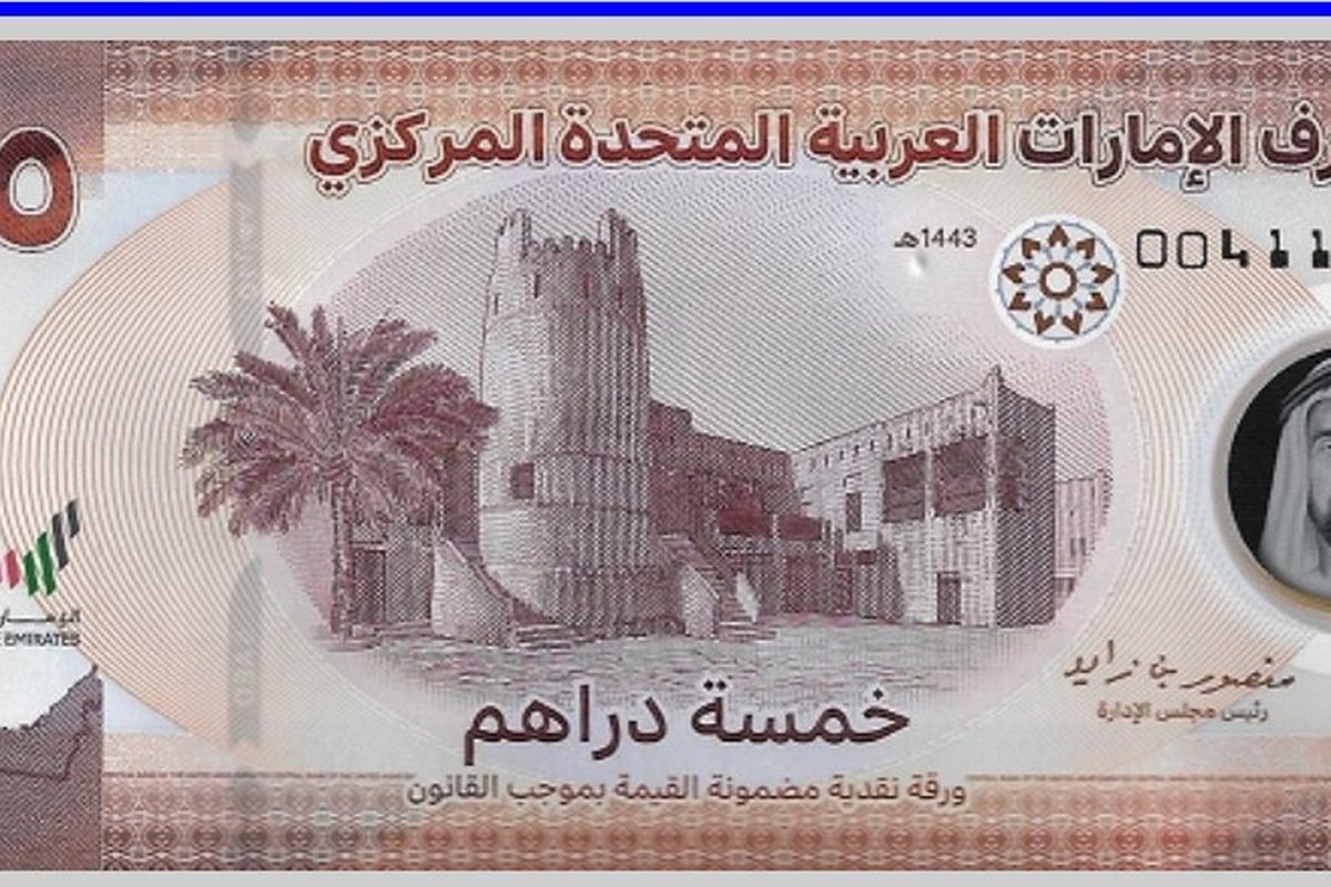 Mata uang Dubai adalah AED dirham yang dipatok ke dollar AS.