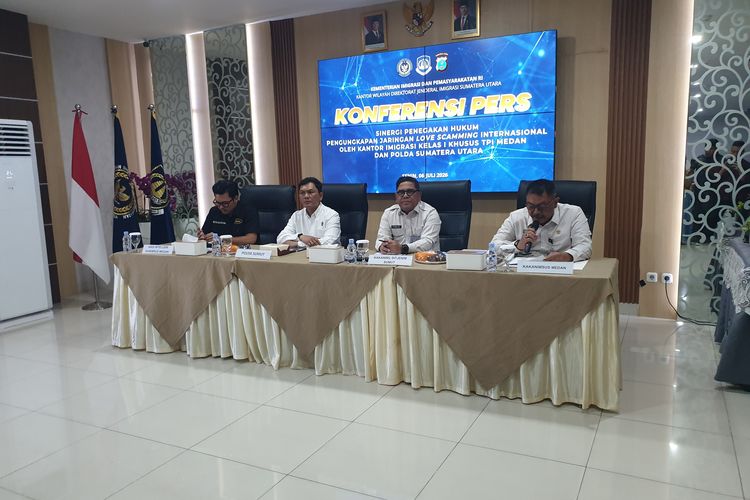 Imigrasi Ungkap Kronologi Terbongkarnya Sindikat Love Scamming di Medan, Berawal dari Laporan Warga