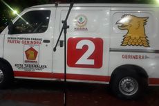 Ambulans Berlogo Gerindra yang Berisi Batu Tunggak Pajak, STNK Mati