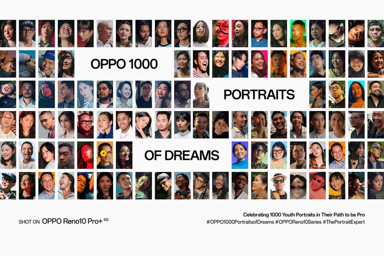 Kompetisi kampanye #Oppo1000PortraitsofDreams. 