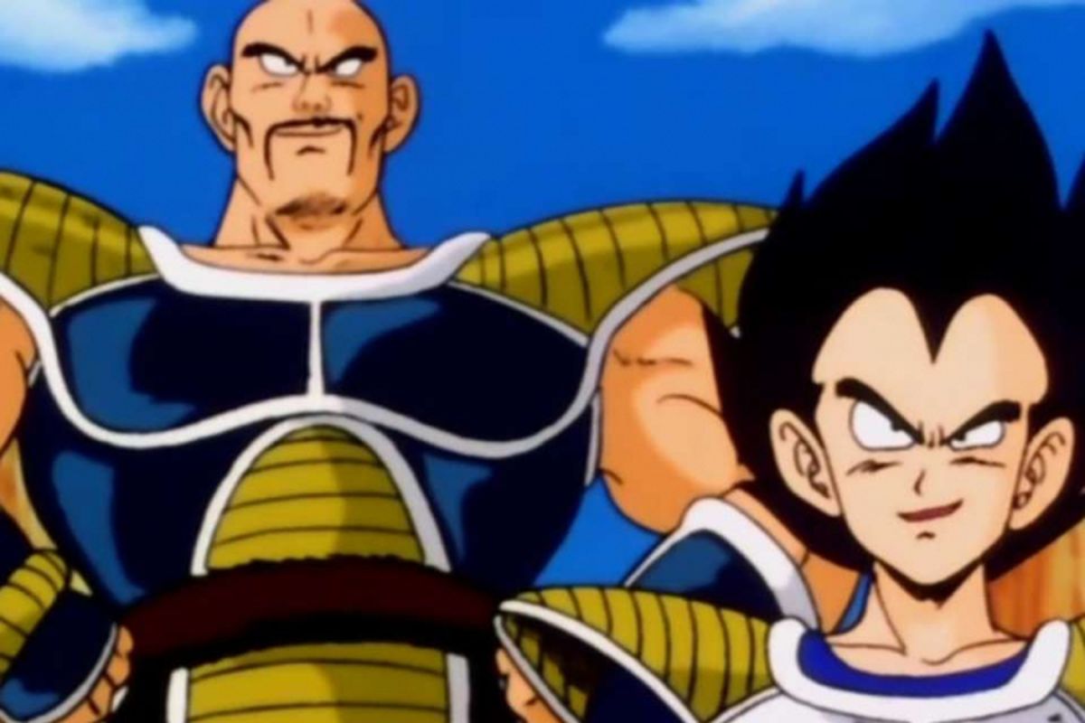 Vegeta dan Nappa dalam serial anime Dragon Ball Z.