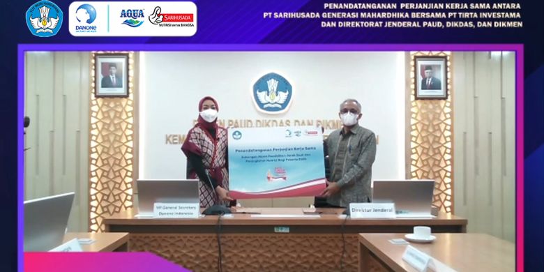 PT Sarihusada Generasi Mahardhika (SGM) menjalin kemitraan dengan Kementerian Pendidikan, Kebudayaan, Riset, dan Teknologi (Kemendikbudristek) 