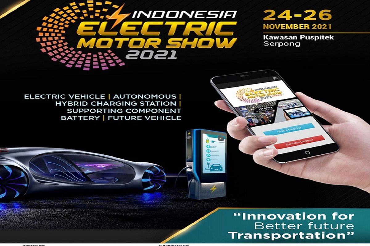 Indonesia Electric Motor Show (IEMS) 2021 akan digelar dalam waktu dekat