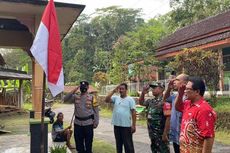  Rumah Belum Pasang Bendera Merah Putih Didatangi Aparat Desa, Diberi Bendera, Pasang dan Hormat Bendera