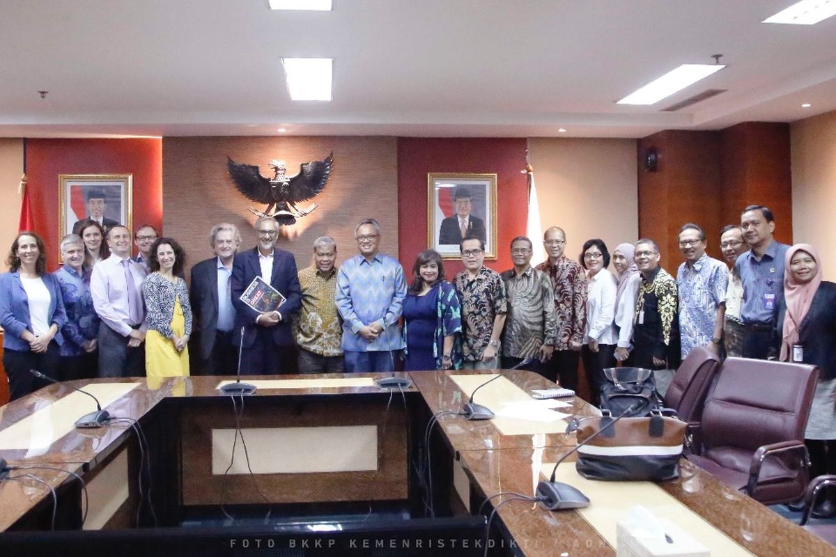 Pertemuan ke-3 Joint Working Group (JWG) Republik Indonesia (RI) dan Pemerintah Inggris tentang Pendidikan Tinggi, Riset, Teknologi dan Inovasi (9/5/2019).