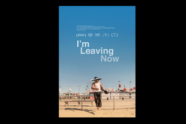 Poster film dokumenter Im Leaving Now (2018).