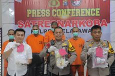 5 Pengedar Ditangkap, 5 Kg Sabu dan 3.250 Pil Happy Five Disita