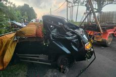 Sopir Mengantuk, Pikap Nyemplung ke Parit di Kulon Progo, Dua Korban Terluka
