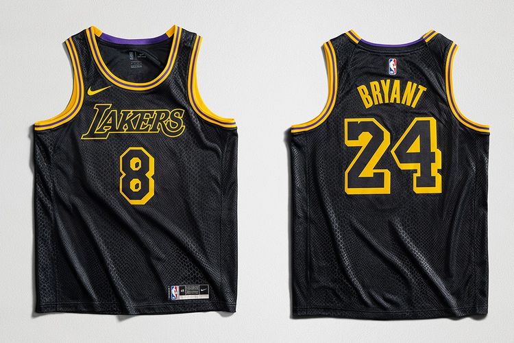 Los Angeles Lakers City Edition Jersey Black Mamba