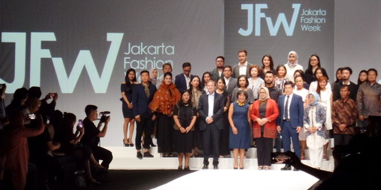 Pembukaan Jakarta Fashion Week 2020, Selasa (22/10/2019).