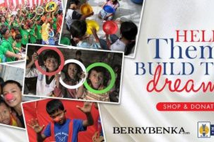 Belanja senilai Rp 200.000 di Berrybenka.com mulai 9 Juli hingga 8 Agustus 2013, maka Anda sudah ikut menyumbang Rp 1.434 untuk biaya pendidikan anak tak mampu.