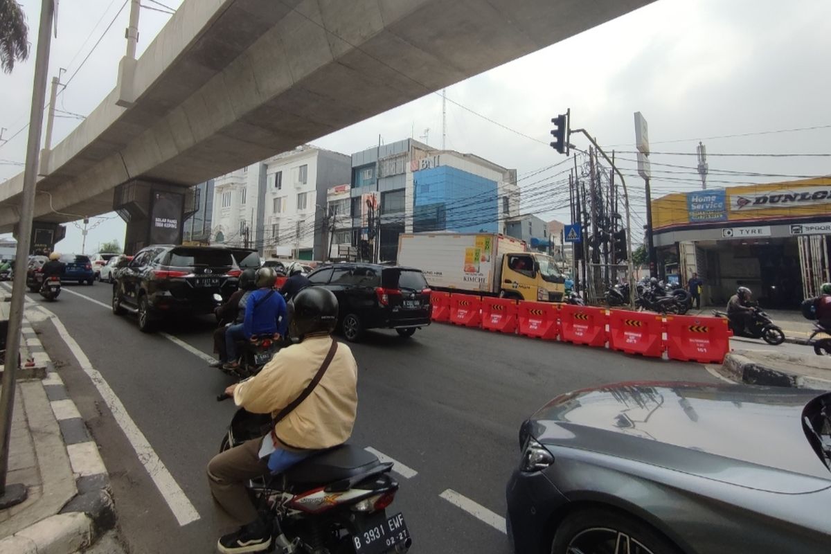 Uji coba rekayasa lalu lintas diberlakukan di kawasan Cipete, Kecamatan Cilandak, Jakarta Selatan selama dua pekan ke depan terhitung sejak Jumat (30/9/2022). 
