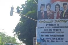 Jokowi Kunjungi Kabupaten Barru, Baliho Penyambutan Sebut SBY Presiden RI