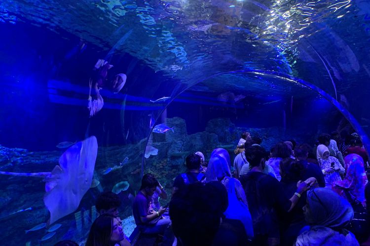 Situasi di tunnel BXSea, Sabtu (27/12/2025).