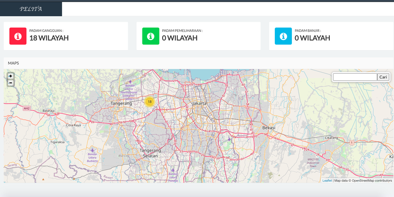 Situs Pelita PLN untuk mengetahui jaringan listrik mati.