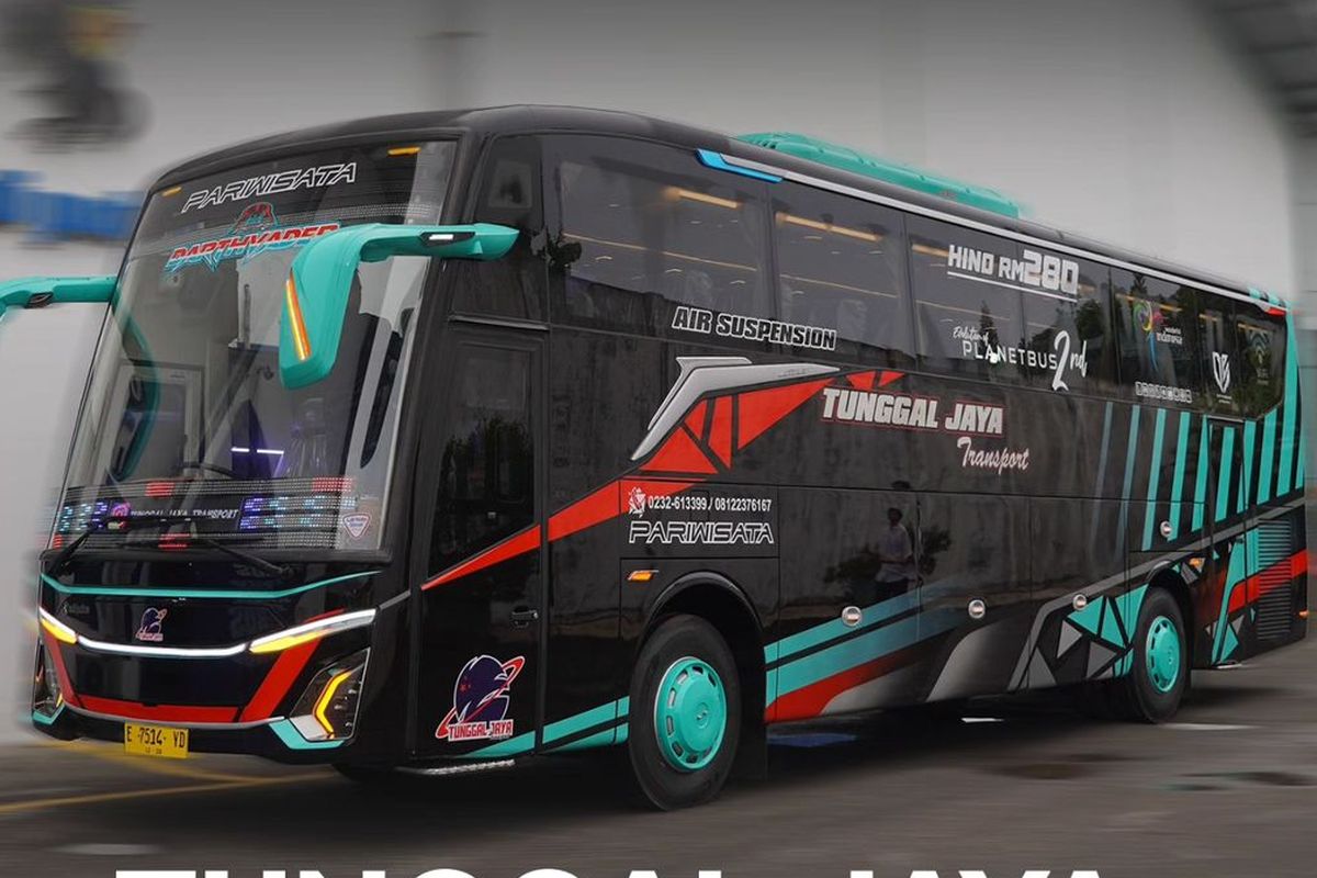 Bus baru PO Tunggal Jaya