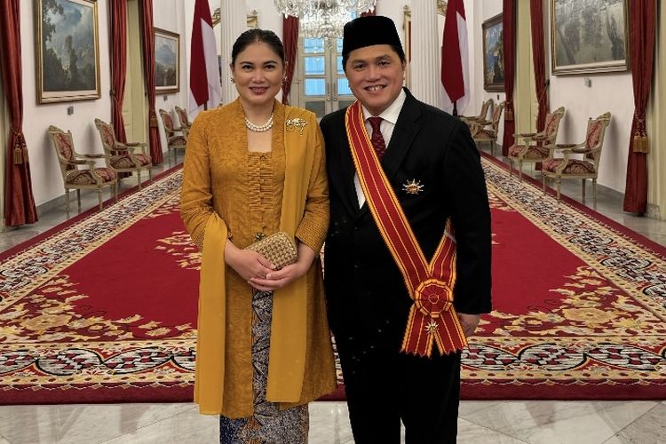 Dapat Gelar Tanda Jasa dari Jokowi, Erick Thohir: Sebuah Kehormatan