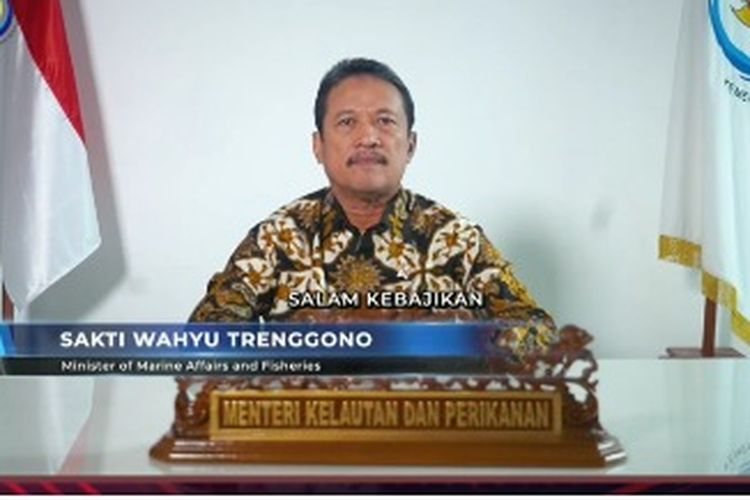 Menteri Kelautan dan Perikanan Sakti Wahyu Trenggono saat membuka lokakarya (Dok.KKP)