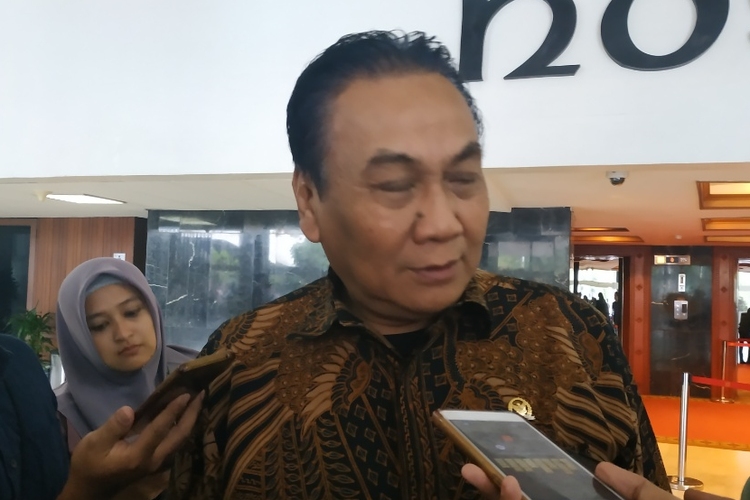 Sekretaris Fraksi PDIP Bambang Wuryanto di di Kompleks Parlemen, Senayan, Jakarta, Senin (7/10/2019).